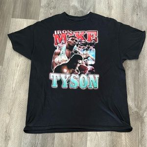 Black Iron Mike Tyson T Shirt Mens Size Large